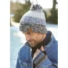 Men's Bruges Blue Bobble Beanie Hat>Pachamama Store