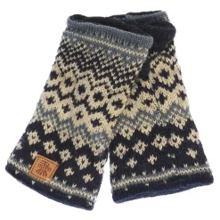 Men's Nordic Blue Fingerless Gloves>Pachamama Hot