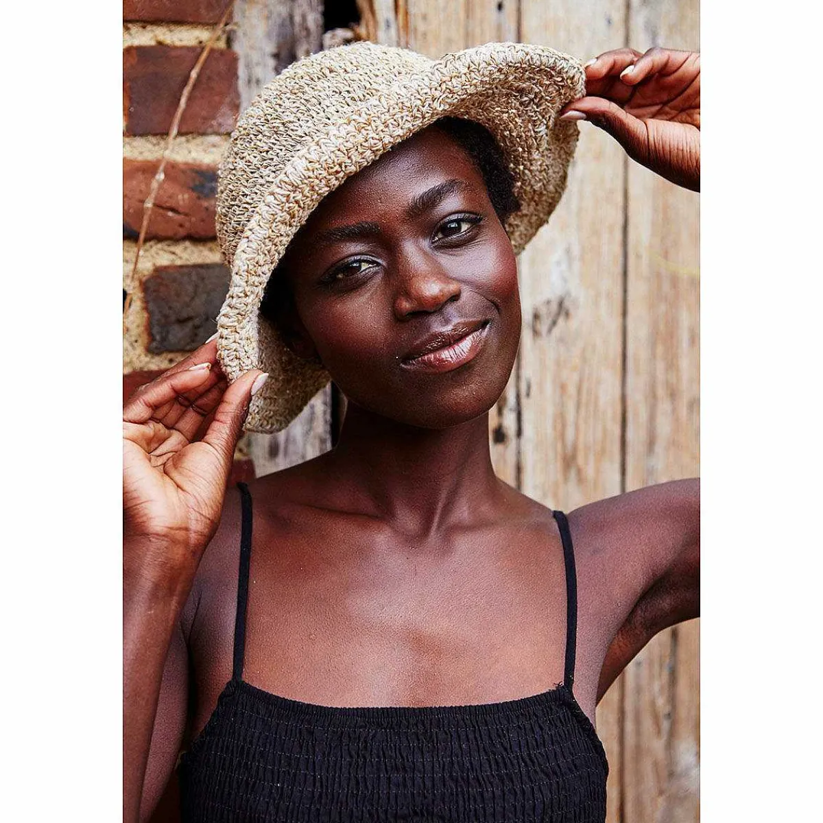 Natural Hemp/Cotton Hat>Pachamama Clearance
