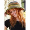 Striped Hemp/Cotton Hat>Pachamama Outlet