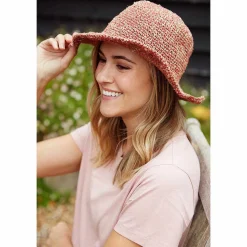 Terracotta Hemp/Cotton Hat>Pachamama Fashion