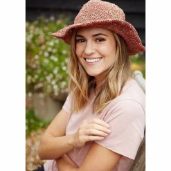 Terracotta Hemp/Cotton Hat>Pachamama Fashion