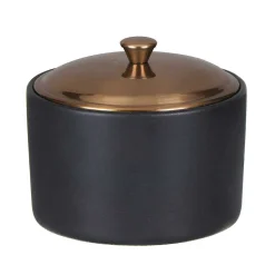 Hygge 141G Bergamot & Mahogony Black Ceramic Soy Candle>Paddywax Outlet