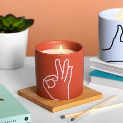 Impressions 163G 'Ok' Rosewater & Santal Soy Candle><noscript><img width=