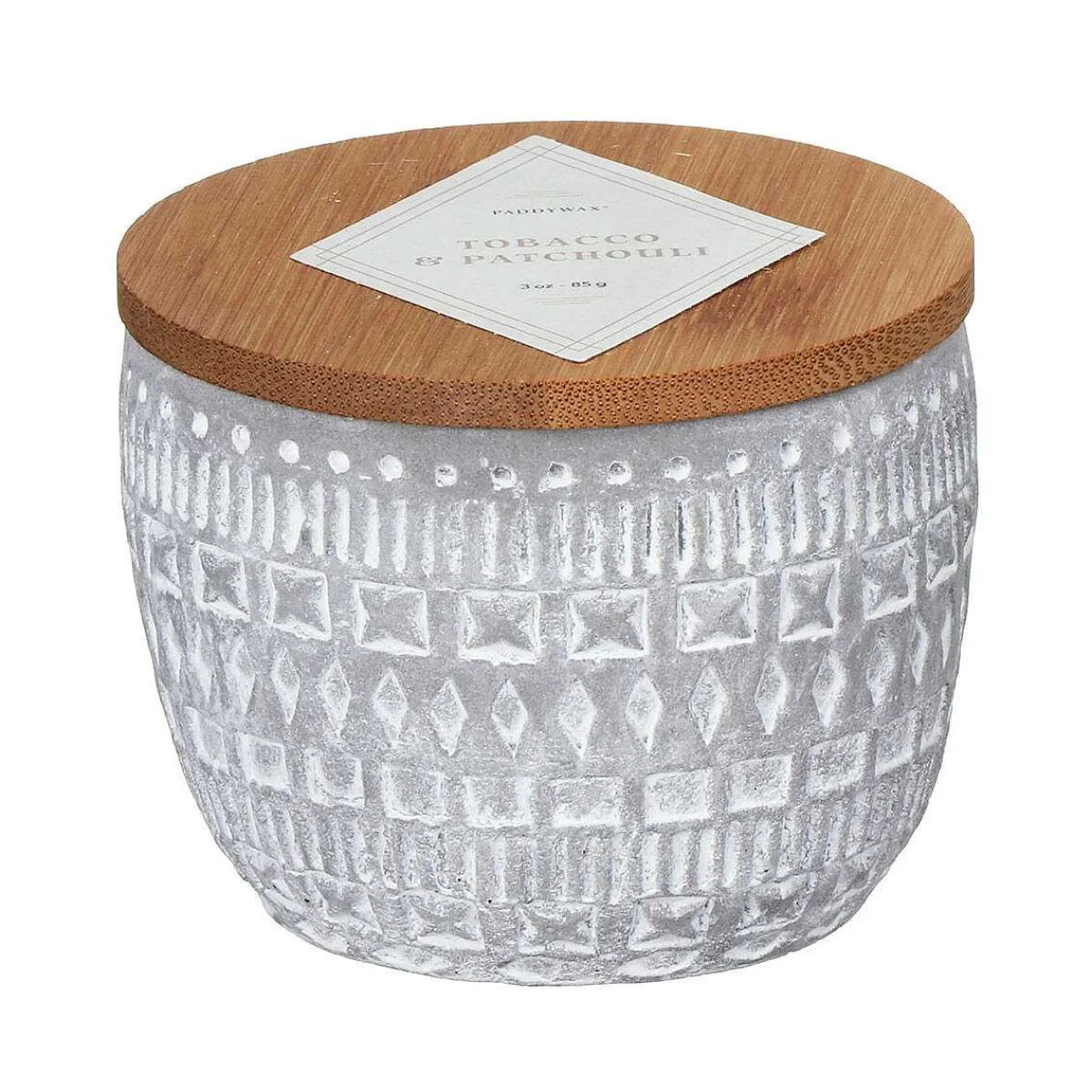 Sonora 85G Tobacco & Patchouli Concrete Soy Candle>Paddywax Store