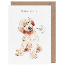 Cockapoo 'Thank You' Card>Paper Shed Designs Cheap