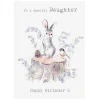 Rabbit With Bluebells 'Daughter' Birthday Card>Paper Shed Designs Flash Sale