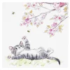 Tabby Cat With Cherry Blossom Pack Of 5 Notecards>Paper Shed Designs Outlet