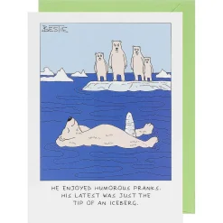 Bestie Humorous Pranks Greetings Card>Paperlink Clearance