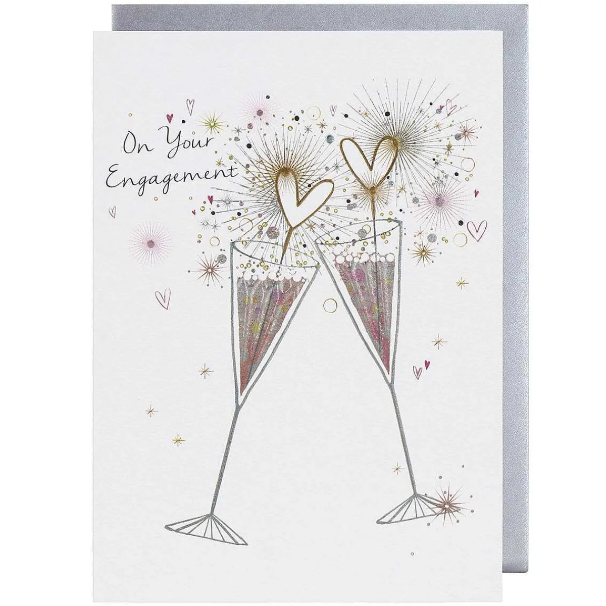 Champagne Engagement Card>Paperlink Flash Sale
