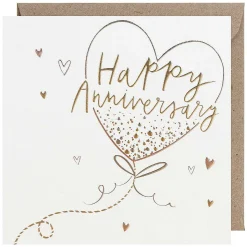 Cloud Nine Heart Balloon Anniversary Card>Paperlink Sale