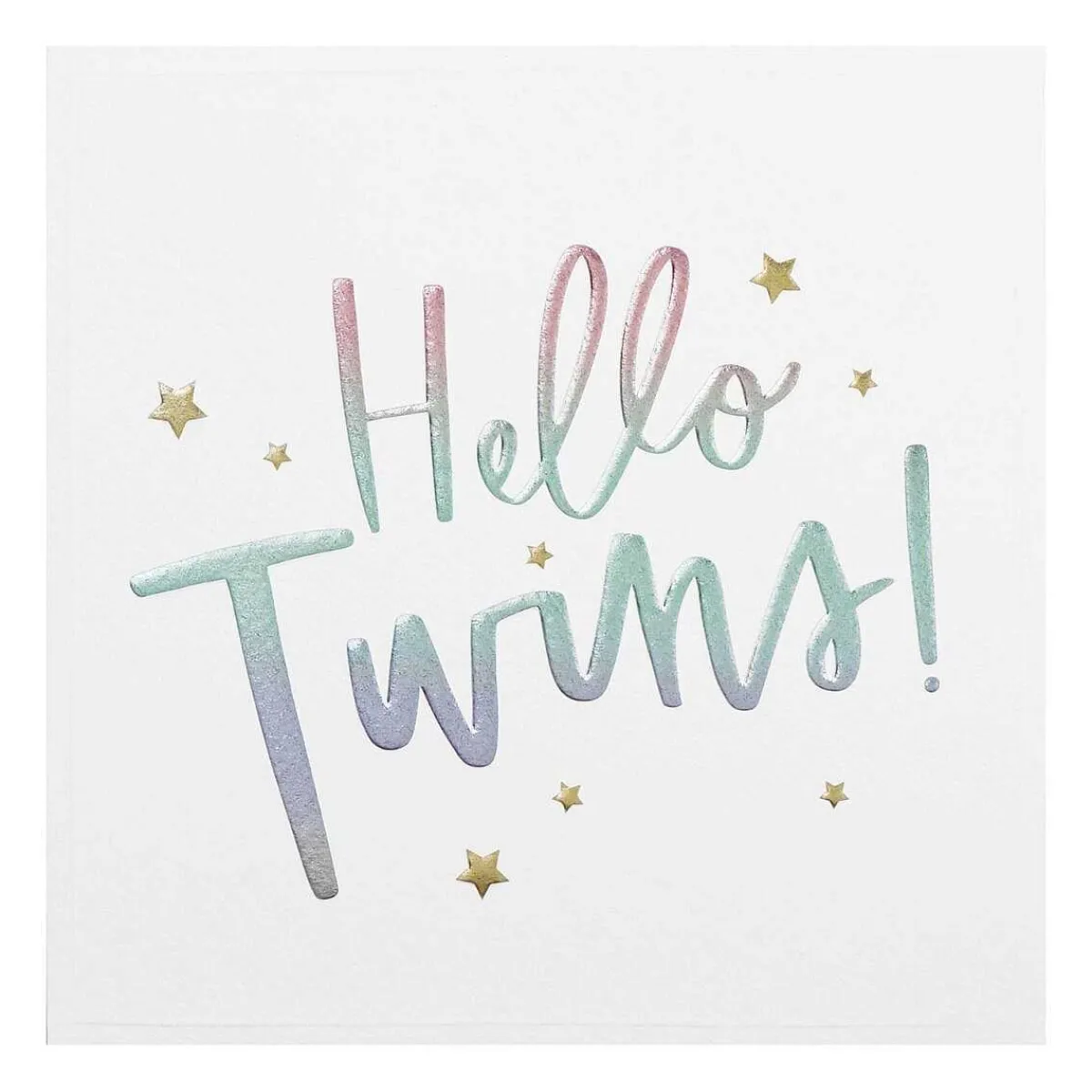 Cloud Nine Hello Twins New Babies Card>Paperlink Best Sale