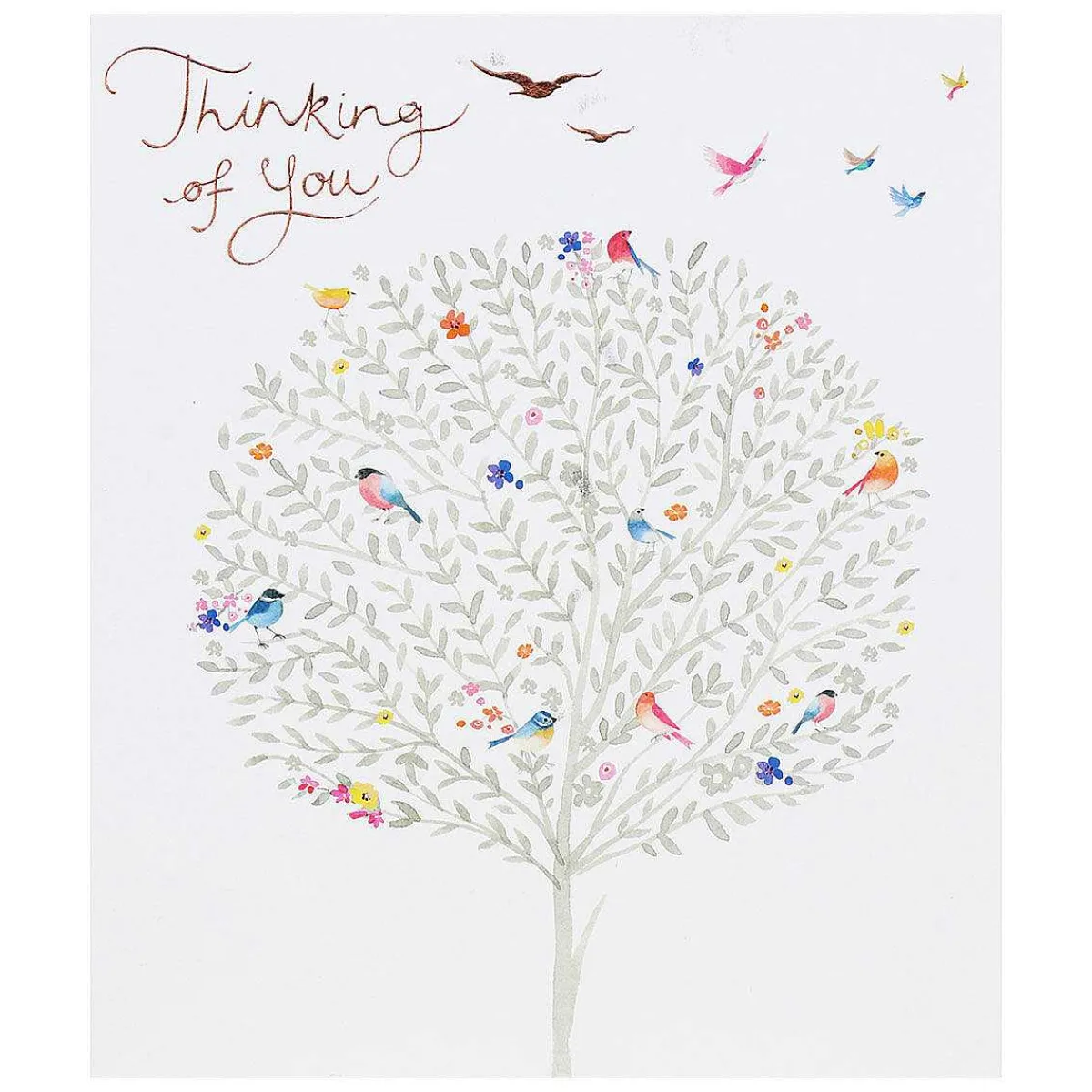 Delphine Birds In Tree Thinking Of You Card>Paperlink Discount