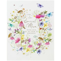 Fields Of Gold Floral Mum Birthday Card><noscript><img width=