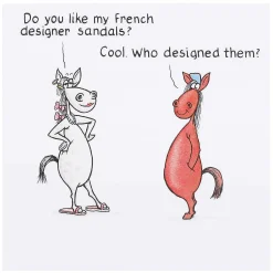 Funny Farm French Designer Sandals Birthday Card>Paperlink Discount