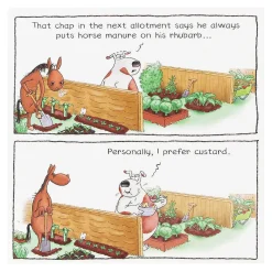 Funny Farm Rhubarb Birthday Card>Paperlink Online