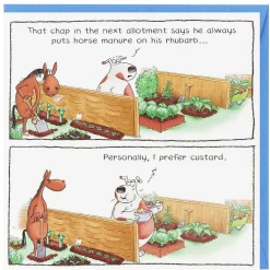 Funny Farm Rhubarb Birthday Card><noscript><img width=