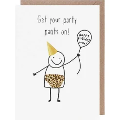 Happy As Larry Party Pants Birthday Card>Paperlink Best