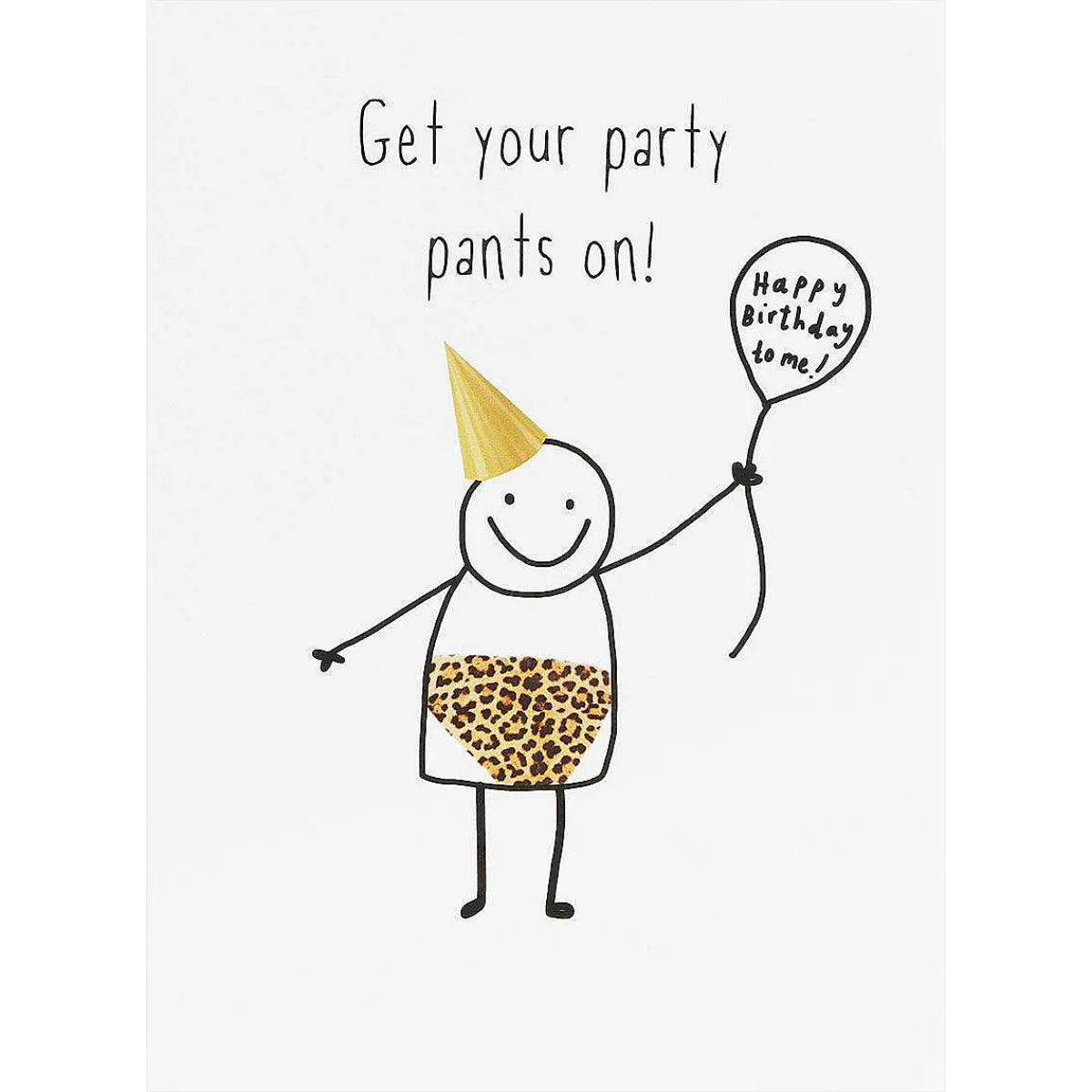 Happy As Larry Party Pants Birthday Card>Paperlink Best