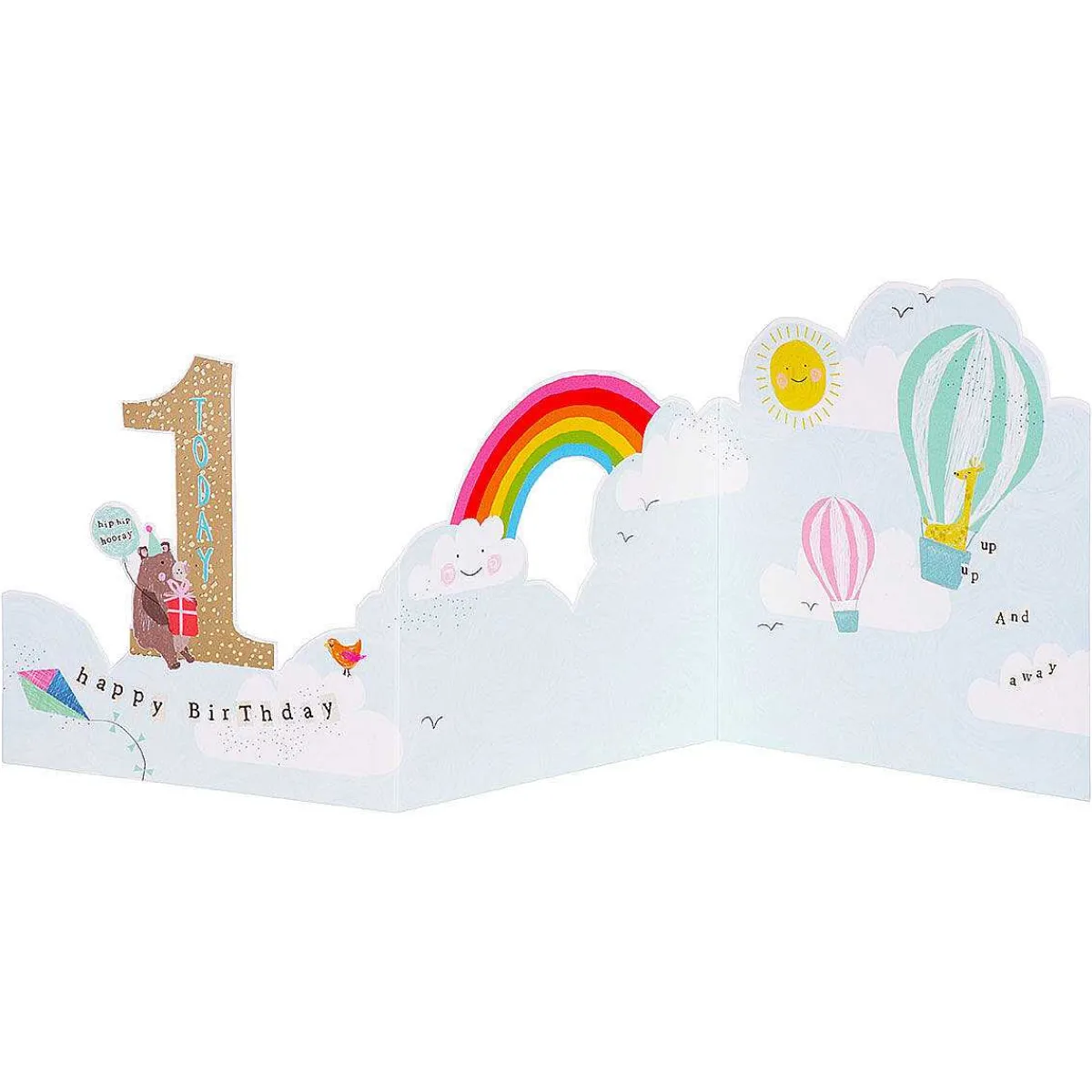 Hopscotch 1St Birthday Zigzag Birthday Card>Paperlink Cheap