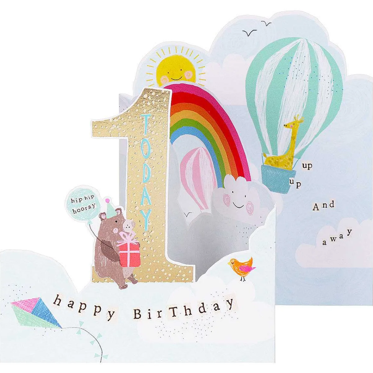 Hopscotch 1St Birthday Zigzag Birthday Card>Paperlink Cheap