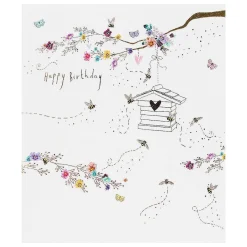 Lemon Sorbet Bees Birthday Card>Paperlink Online
