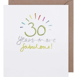 Mimosa 30 Years More Fabulous Birthday Card>Paperlink Hot