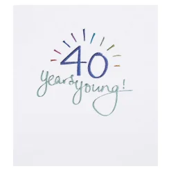 Mimosa 40 Years Young Birthday Card>Paperlink Best