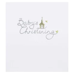 Mimosa Baby's Christening Card>Paperlink Cheap