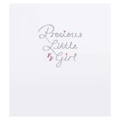 Mimosa Precious Little Girl New Baby Card>Paperlink Clearance