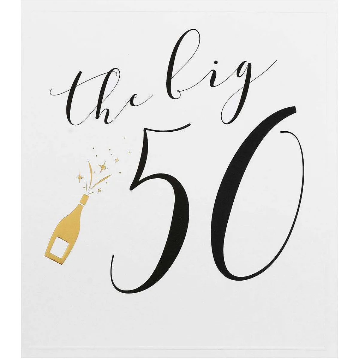 Orchid 50Th Birthday Card>Paperlink Flash Sale