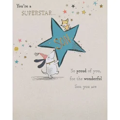 Pick 'N' Mix Star Son Birthday Card>Paperlink Online