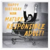 Pixel Mature Adult Birthday Card>Paperlink Shop