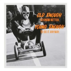 Pixel Old Enough Birthday Card>Paperlink Online