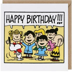 Snoopy 'Happy Birthday' Birthday Card>Peanuts Hot