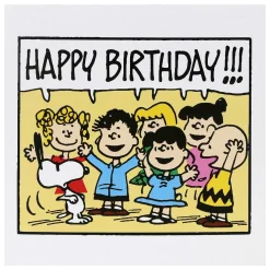 Snoopy 'Happy Birthday' Birthday Card><noscript><img width=