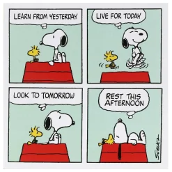 Snoopy 'Learn' Greetings Card>Peanuts Outlet