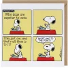 Snoopy 'superior' Greetings Card>Peanuts New