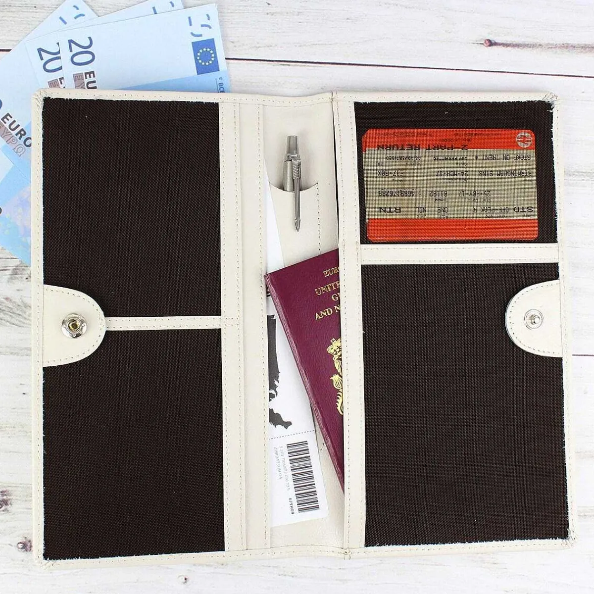 Personalised 'A Lifetime Of Adventures' Mr & Mrs Travel Document Holder>Temptation Gifts Outlet