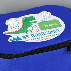 Personalised 'Be Roarsome' Dinosaur Lunch Bag>Temptation Gifts Outlet