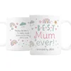 Personalised Best Ever Rainbows & Sunshine Mug>Temptation Gifts Outlet