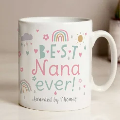 Personalised Best Ever Rainbows & Sunshine Mug>Temptation Gifts Outlet