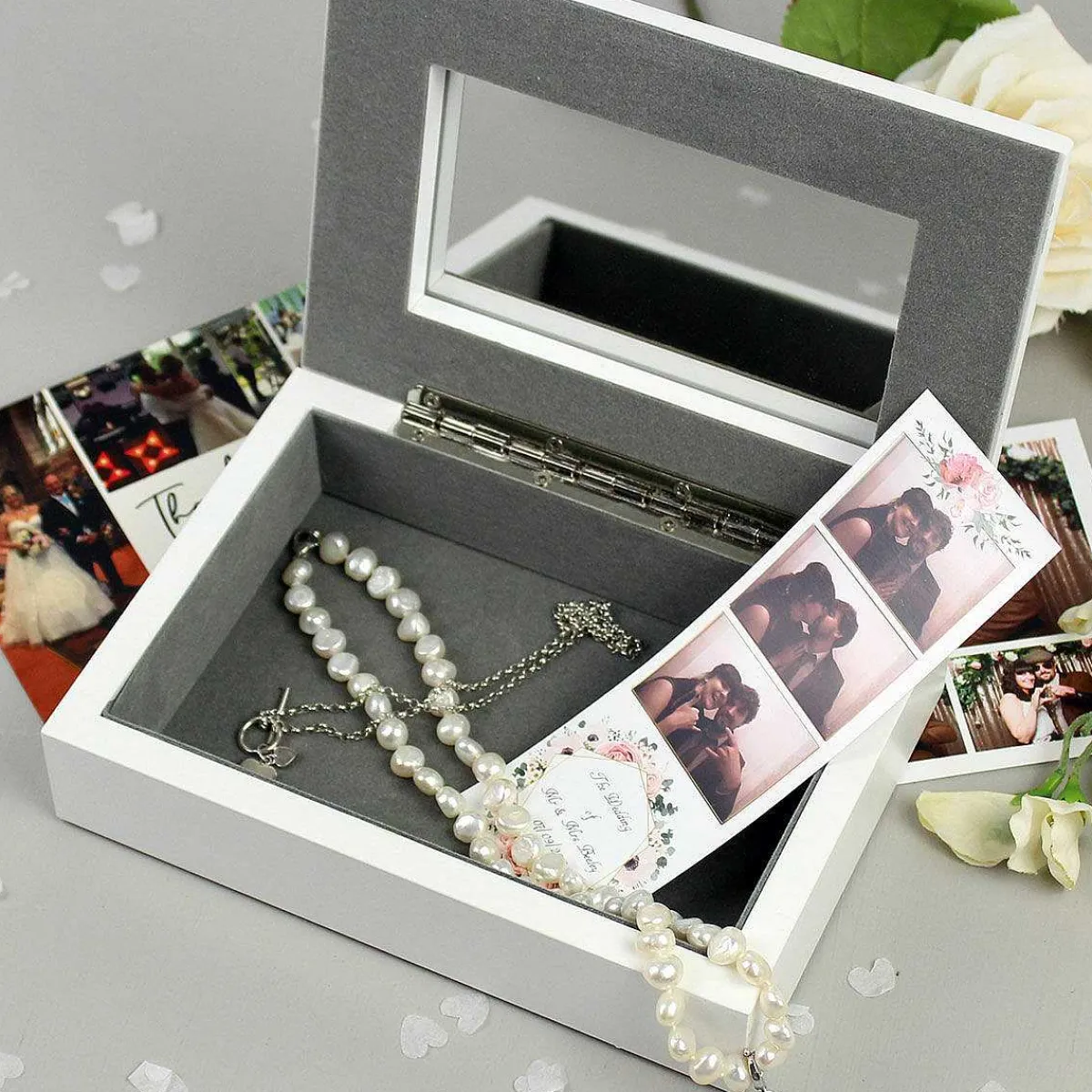 Personalised Botanical Butterfly Wooden Jewellery Box>Temptation Gifts Flash Sale