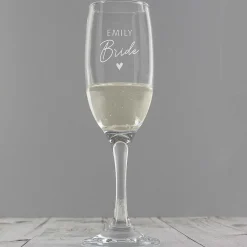 Personalised Bride Flute Glass><noscript><img width=