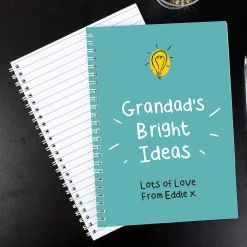 Personalised 'Bright Ideas' A5 Notebook><noscript><img width=