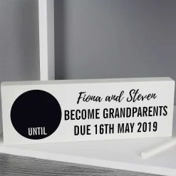 Personalised Classic Countdown Wooden Block Sign><noscript><img width=