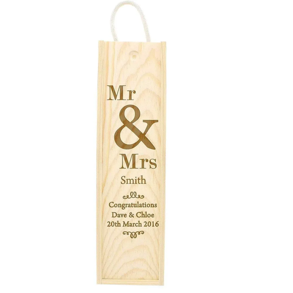 Personalised Couples Bottle Presentation Box>Temptation Gifts Clearance