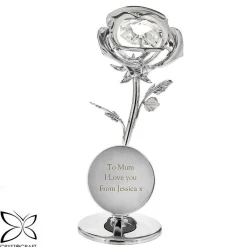 Personalised Crystocraft Rose Ornament>Temptation Gifts Cheap