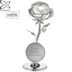 Personalised Crystocraft Rose Ornament><noscript><img width=