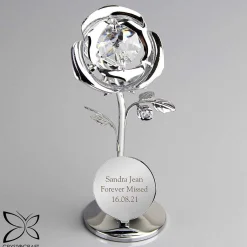 Personalised Crystocraft Rose Ornament><noscript><img width=